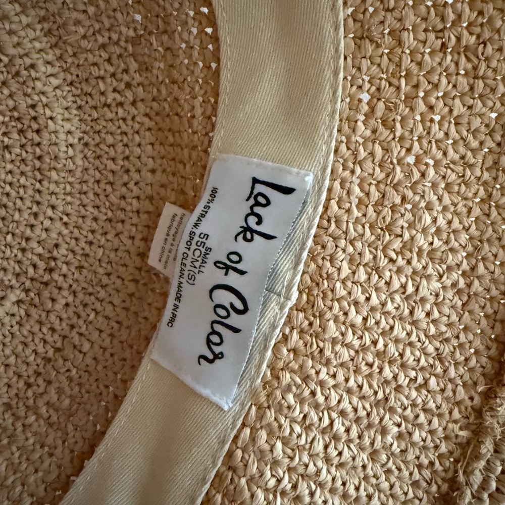Lack Of Color Natural Woven Hat - Picture 5 of 5